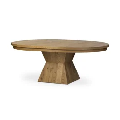 West Elm Rhoda Round Extendable Dining Table (60"–80")