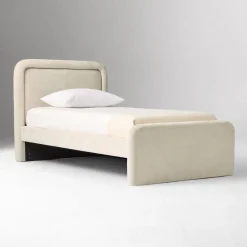 Kids West Elm Richie Upholstered Bed & Trundle