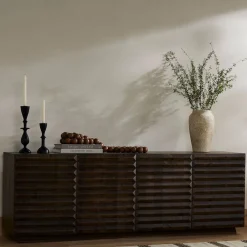 West Elm Ridged Doors Media Console (78")