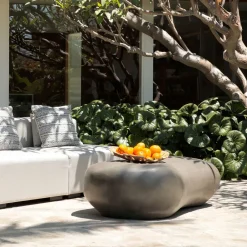 West Elm Rieta Oval Outdoor Coffee Table (61")