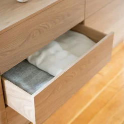 West Elm Rina Curved Pedestal 6-Drawer Dresser