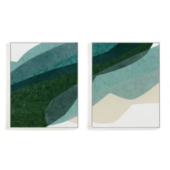 West Elm "Rippling Fields" Framed Art by Minted for