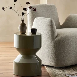 West Elm Riya Round Side Table (13")