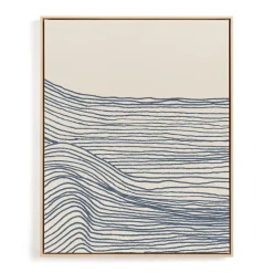 West Elm Rolling Waves Print Wall Art by Minted for