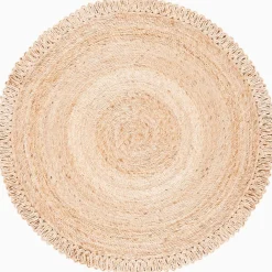 West Elm Round Concentric Jute Rug
