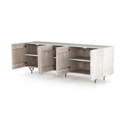 West Elm Round Cut Media Console (82")