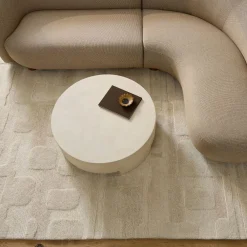 West Elm Rounded Shapes Shag Wool Rug