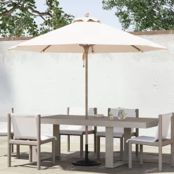 West Elm Round Outdoor (9') - Wood Pole