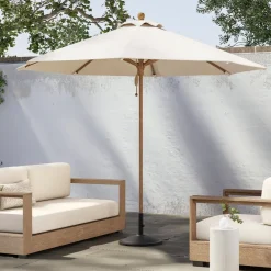 West Elm Round Outdoor (9') - Wood Pole