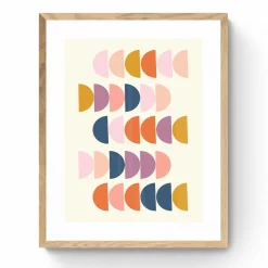 West Elm Rows Framed Wall Art by Beth Vassalo
