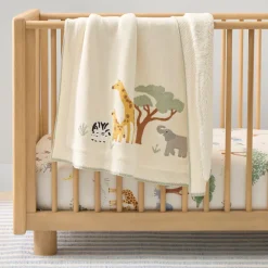 Kids West Elm Safari Knit Baby Blanket