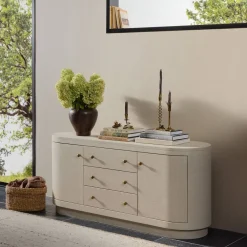 West Elm Sarafina Media Console (60")