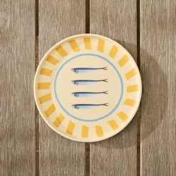 West Elm Sardine Melamine Outdoor Salad Plate Sets