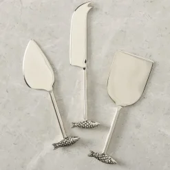 West Elm Sardine Metal Cheese Knives (Set of 3)