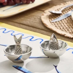 West Elm Sardine Metal Salt Pinches (Set of 2)