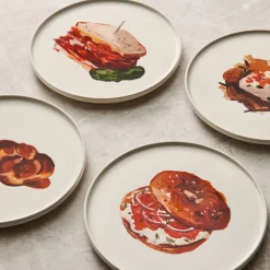 West Elm Savory Deli Favorites Appetizer Plate Sets