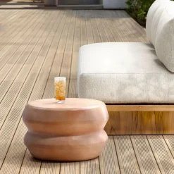 West Elm Sayanth Round Outdoor Side Table (21")