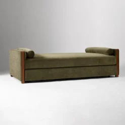 West Elm Schaefer Wood Trim Trundle Daybed