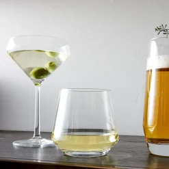 West Elm Schott Zwiesel Pure Crystal Cocktail Glasses (Set of 6)