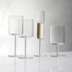 West Elm Schott Zwiesel Modo Crystal Glassware Sets