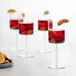 West Elm Schott Zwiesel Modo Crystal Red Wine Glasses (Set of 4)