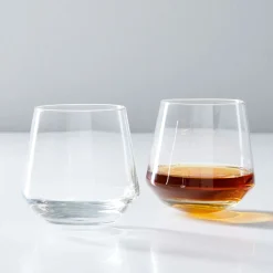 West Elm Schott Zwiesel Pure Crystal Whiskey Glasses (Set of 2)