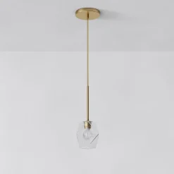 West Elm Sculptural Faceted Pendant