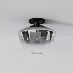 West Elm Sculptural Geo Flush Mount - Metallic Ombre
