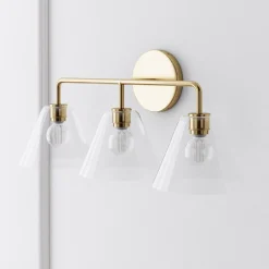 West Elm Sculptural 3-Light Cone Sconce