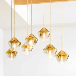 West Elm Sculptural 7-Light Geo Chandelier