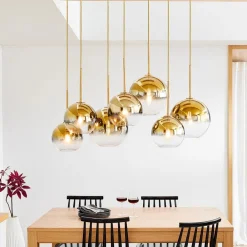 West Elm Sculptural 7-Light Globe Chandelier