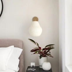 West Elm Sculptural Ribbed Sconce