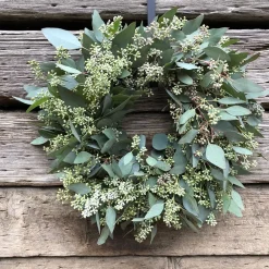 West Elm Seeded Eucalyptus Wreath & Garland
