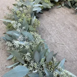 West Elm Seeded Eucalyptus Wreath & Garland