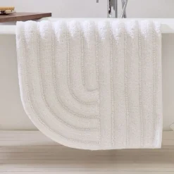 West Elm Shaped Swirl Bath Mat