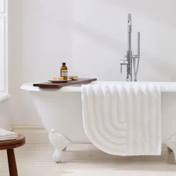 West Elm Shaped Swirl Bath Mat