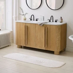 West Elm Shaped Swirl Bath Runner