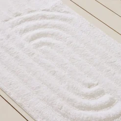 West Elm Shaped Swirl Bath Runner