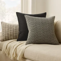 West Elm Sharp Contrast Neutrals Pillow & Throw Set