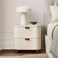West Elm Shea High-Gloss Enameled Lacquer Nightstand (20")