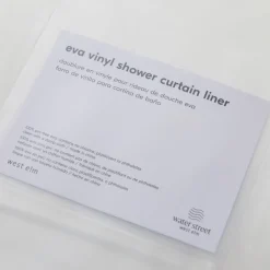 West Elm Shower Curtain Liner