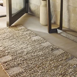 West Elm Side Stripe Jute Rug