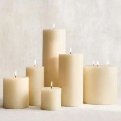 West Elm Signature Wax Pillar Candles
