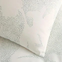 West Elm Silhouette Dotted Floral Duvet Cover & Shams