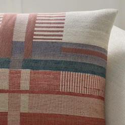 West Elm Silk Broken Stripe