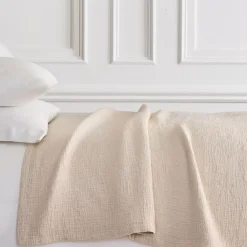 West Elm Silky TENCEL™ & Cotton Matelasse Blanket