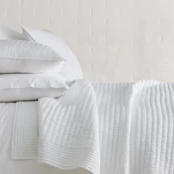 West Elm Silky TENCEL™ Pick Stitch Quilt & Shams