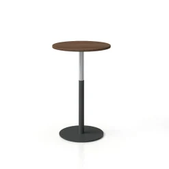 West Elm Simii Trellex Height-Adjustable Round Disc Base Laminate Table