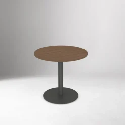 West Elm Simii Trellex Round Disc Base Table