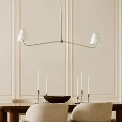 West Elm Simone Linear 2-Light Chandelier (48")